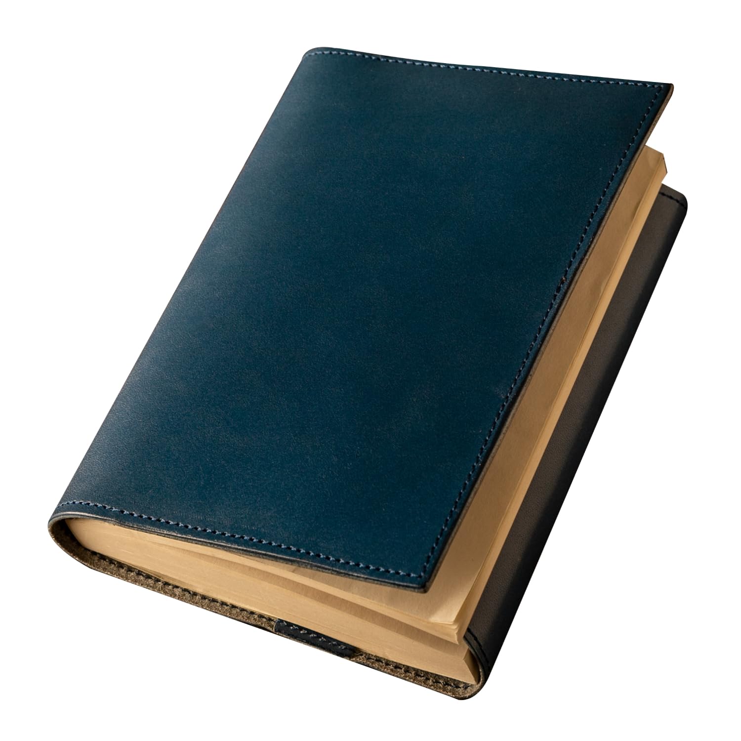 

de Paperback Book Genuine Tochigi Made in For Commuting to Work or Blue [Am Mas] Cover, Leather, Leather, Stylish, Japan, Leather, School, Simple,