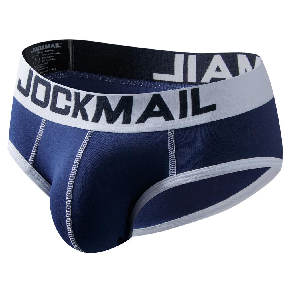 Slips JOCKMAIL Baumwolle Weich Bequem Atmungsaktiv Sport Alltag Casual Herren Unterwäsche 9 Farben Mode Unterhosen