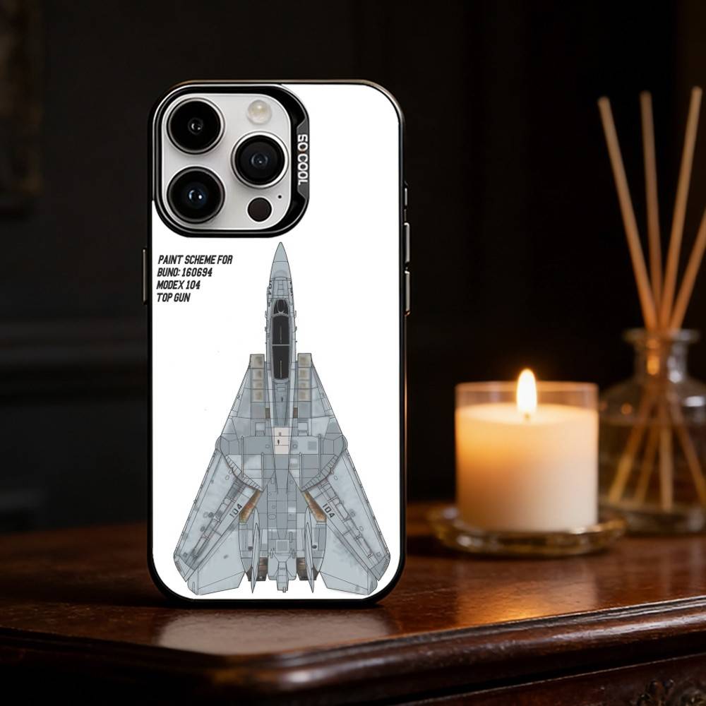 Concorde Air France Phone Case For iPhone 17 16 15 14 13 12 11 Pro Max Plus Silver Matte Black Cover