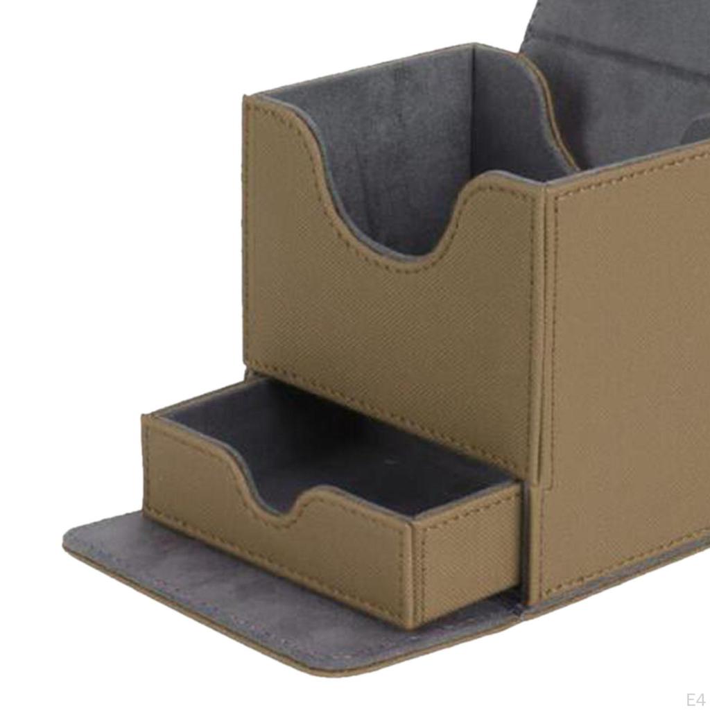 Sammelkarten Deckbox Strapazierfähiges PU-Leder für TCG Karten Baseball