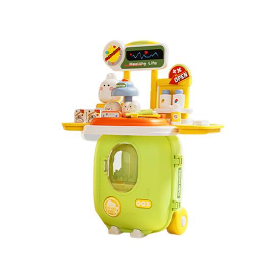 

Детский игровой чемоданчик доктора 3-в-1 Игрушки для ролевых игр и макияжа Портативный C