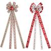 Festive And European American Style Christmas Decorative Bow For Holiday Cheer