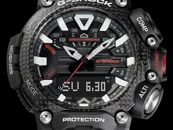 Casio Ceas Digital G-SHOCK pentru Bărbați, Rășină, Rezistent la Apă 200M, Rezistent la Șocuri, Mecanism Quartz, GR-B200-1A