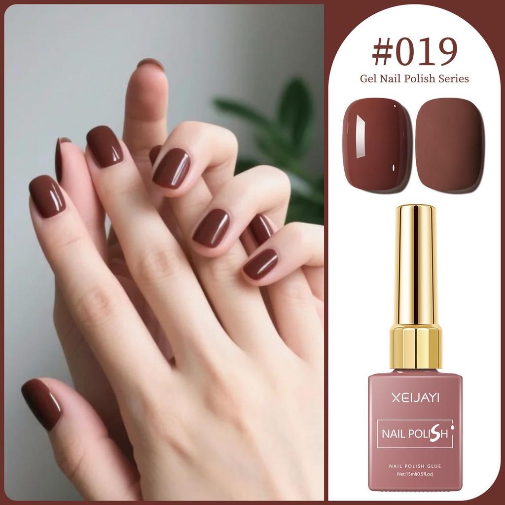 XEIJAYI 15ml Solid Color Nail Gel - 72 Color Options for Nail Art Salons