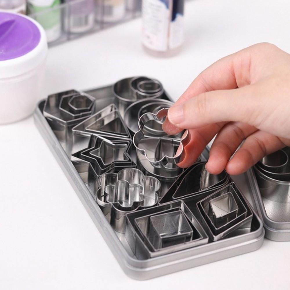 DIY Cookie Mould Mini Biscuit Slicer New Stainless Steel Cookie Cutter Baking Accessories