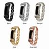 Ersatz-Armbänder mit Diamantbesatz Band-Schlaufe für Google Fitbit Air Smartwatch Zubehör