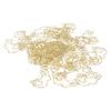 50 Pcs Kaninchen Geformt Büroklammer Kreative Niedlichen Cartoon Tier Goldene Seite Marker Datei Hinweis Clips für