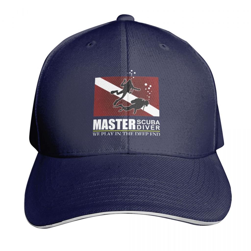 Master Scuba Diver Baseball Cap Moisture Wicking Quick Dry Curved Brim Classic Fit Low Profile Unstructured