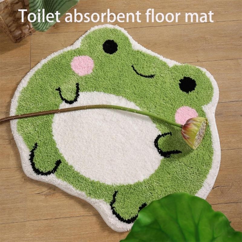 Tappetino da Bagno Divertente Assorbe l'Acqua Rapidamente e Offre Superfici Sicure Antiscivolo Tappeto da Pavimento a Cartoni Animati Adatto ai Bambini