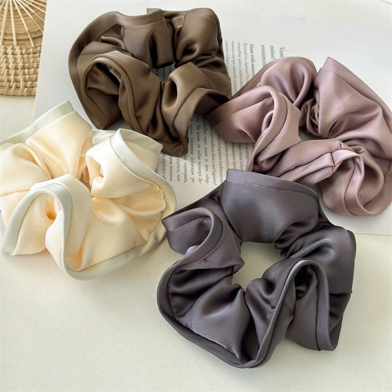 Korean Style Elegant Ponytail Holder Hair Ties Large Intestine Hair Scrunchies Hair Rings Gift High Elasticity Hair Accessories