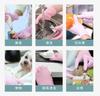 30Pcs 12 Inches Pink Disposable Nitrile Gloves Latex-Free 12" Long Extended Cuff Dishwash Cleaning Food Grade Cooking Gloves