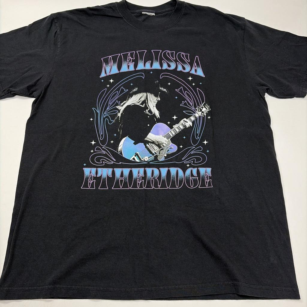Melissa Etheridge 2025 Tour Merch Double Sided size XL Black T Shirt