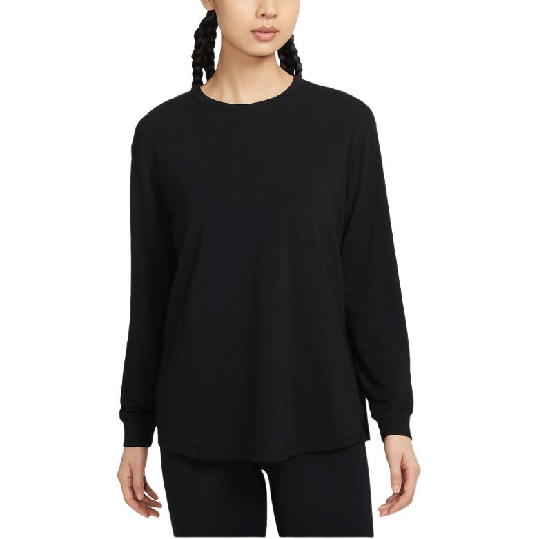 Nike Drop Shoulder Sleeve T Shirt Women's Black FN2818-010