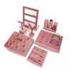 Jewelry Rack Display All Pink Velvet Cloth Window Necklace Ring Jewelry Display Props High-End Display Props