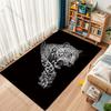 Multiple Sizes Leopard Art Carpet for Living Room Bedroom Sofa Creative Doormat Home Decor Area Rug Large Size Nonslip Carpet