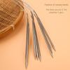 23cm Wool Knitting Circular Needle Set for Sweaters & Sleeves - Stainless Steel & Bamboo.