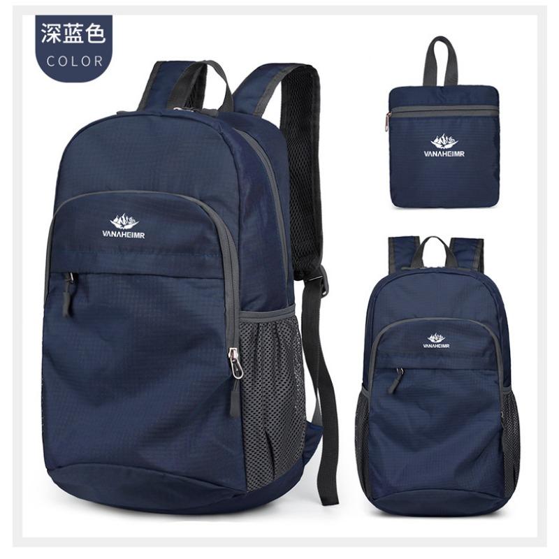 

Уличный рюкзак складная сумка-скин ультралегкий Оксфорд начинающий горный велосипедный рюкзак многофункциональный повседневный рюкзак below 20L темно-синий