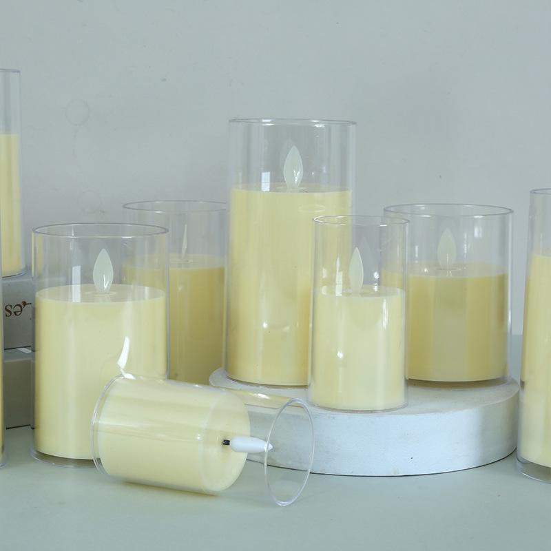 LED Simulated Glass Cup Candle Light – Creative Wedding & Birthday Decor