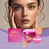Zephoco Velvet Moisturizing Cushion Foundation - Natural Coverage, Soft Radiant Finish, Long-Lasting Adherent Makeup for Deep Skin Tones.