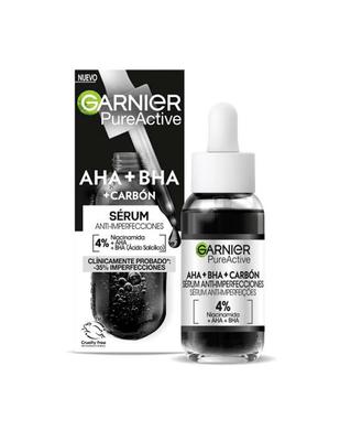 Garnier Pure Active Aha Bha Carbon Serum Anti-Imperfecciones 30ml