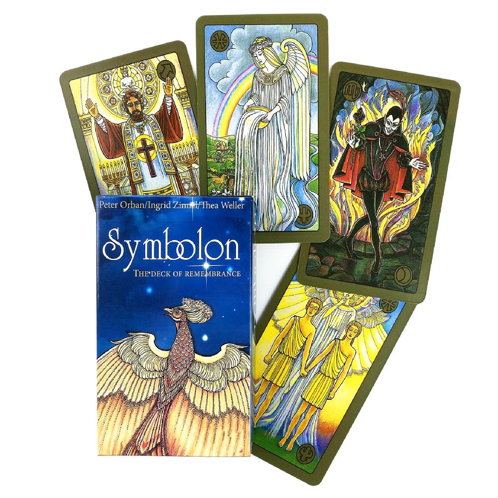 78 Cards Symbolon The Deck Of Remembrance Tarot Cards Games English Version Family Party Board Game Divination Fate Tarot Cards