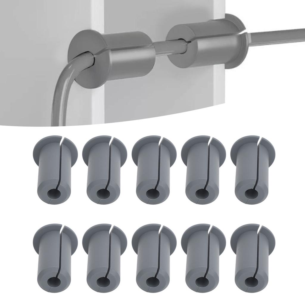 10pcs Cable Routing Kit for Silicone Cable Feed Through Bushings Wall Grommet for Series Cable 0.75in Diameter