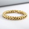 Trendy Minimalist Dragon Bone Chain Titanium Steel Bracelet