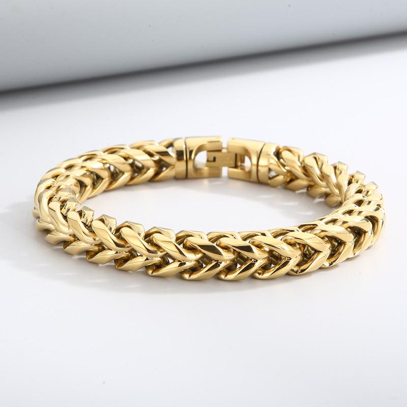 Trendy Minimalist Dragon Bone Chain Titanium Steel Bracelet