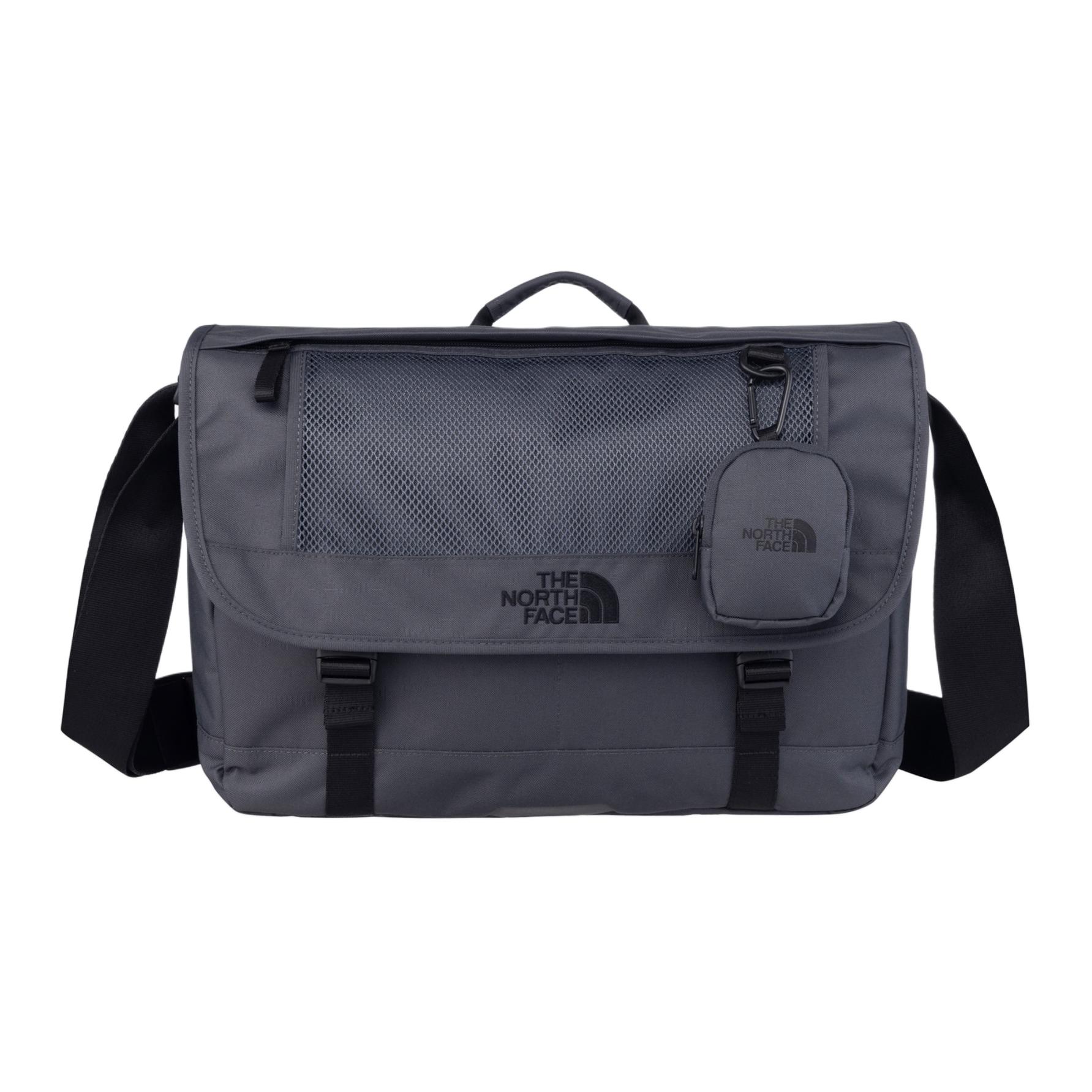 

The North Face 25L Solid Color Minimalist Logo Embossed Messenger Bag Shoulder Handheld Outdoor Bag Men bags Charcoal-Gray NN2PR00L Charcoal Gray