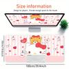 Hello Kitty, Teddy Bear Themed XXL Mouse Pad - Non-slip Rubber Desk Mat for Gaming and Office Use, Multi-Function Keyboard  0826055a