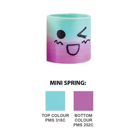 Mini Rainbow Smiley Face Elastic Ring - Nostalgic Street Toy for Kids