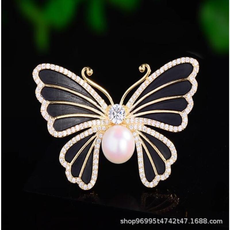 New Alloy Brooch High-end Niche Women's Peony High-end Pin Coat Suit High-end Versatile Brooch
