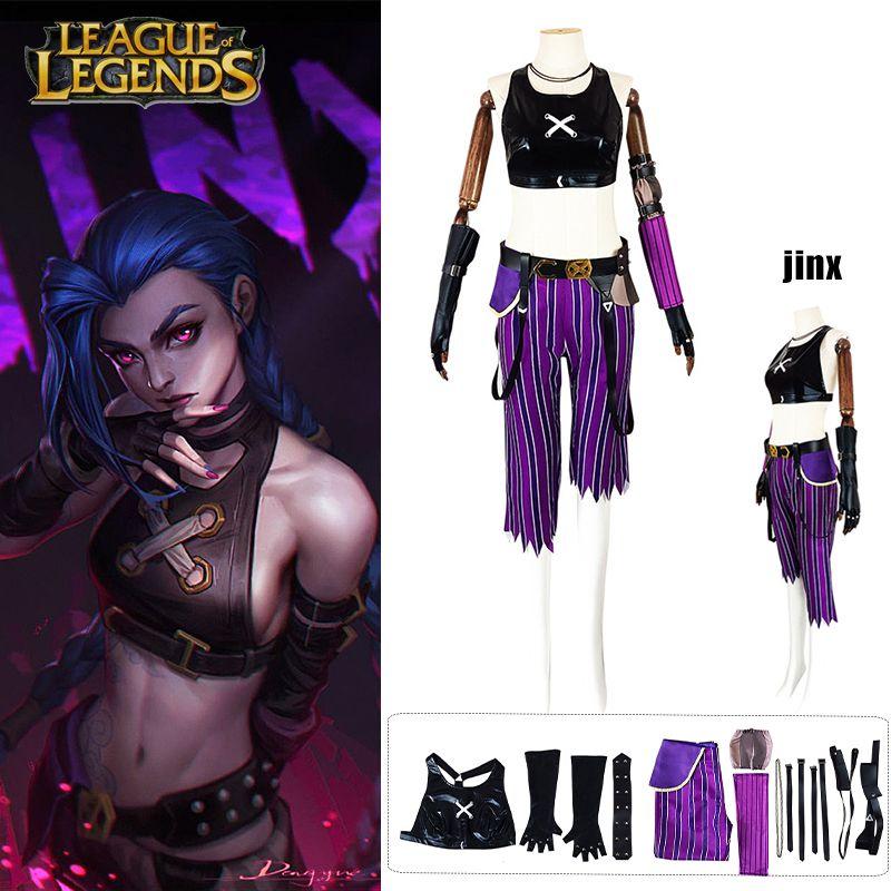 Kostým Legends League Of Jinx Cosplay kostým Halloween maškarní party uniforma