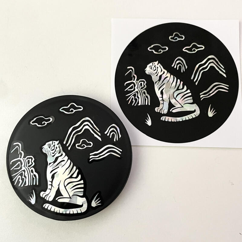 Making a DIY Mother-of-Pearl Craft Hand Mirror Kit