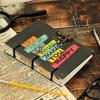 17.78 Cm Motivational Quotes Diary 125GSM Paper Recycled Cotton Free Handmade Paper Diary with Lock