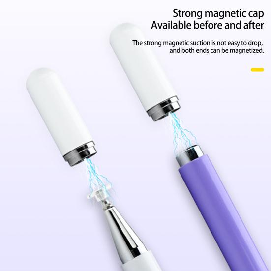 Touch Screen Pen Magnetic Cap Macaron Smooth Strong Color Gradient Sensitive Sturdy Writing