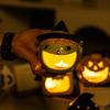 Kürbislaterne Halloween Lustiger Kerzenständer Keramik Aromatherapie Kerzenhalter Halloween Heimparty Atmosphäre Desktop-Dekor