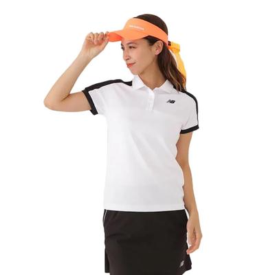 Polokošeľa s krátkym rukávom Quick Golf 0 [New Balance] Dámska (Absorbujúce pot, Rýchloschnúce, Pružné) / / 012-3160501 030_Biela [S]