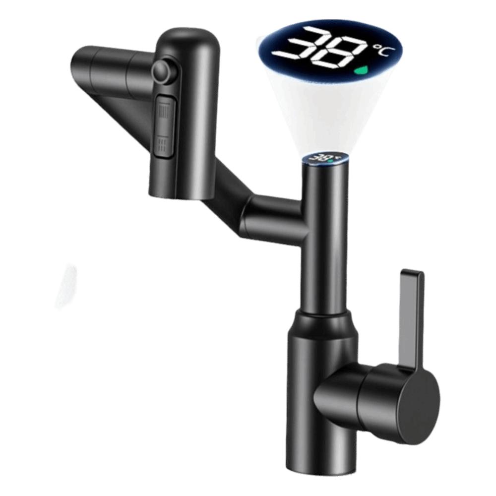 Stainless Steel Mechanical Arm Faucet Multifunctional Washbasin Faucet Kitchen Use