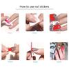 Nail Art Stickers for Manicure Decals Foil Stick-On Decorative Accessories