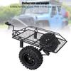 RC Scale RC Car Simulation Trailer Car RC Car Parts for SCX10 CC01 TRX4D90 Trailer, 1/10 Trailer, (Black)