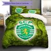 Sporting CP Pattern Bedding Quilt Set Home Decoration Gift (1 * Duvet Cover + 2 * Pillowcase Without Core)