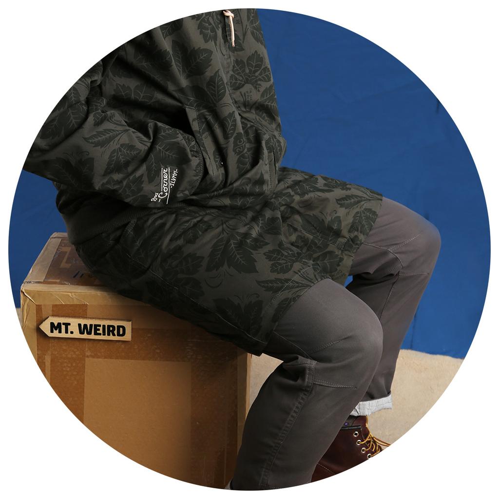 SECOND CORNER 2C Men'S Camper/Hunter Graphic Winter Padded Shorts + Waist Belt/Pouch Neymar