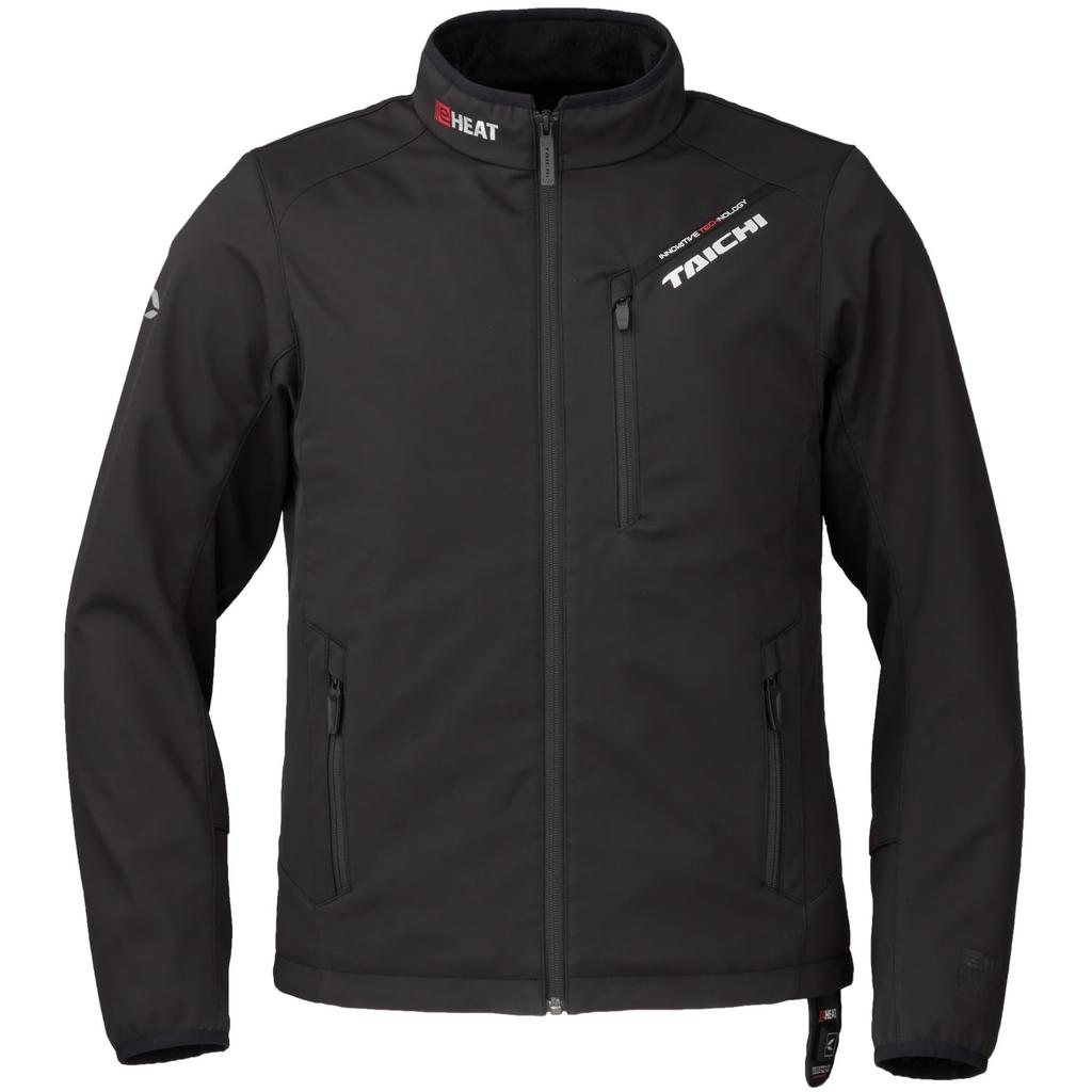 RS TAICHI e-HEAT Motorcycle Heated Inner Jacket, RSU637 BLACK WM, Women's, Autumn/Winter, Windproof, Cold-Proof, Warm, 3-Level Temperature Control