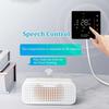 Thermostat WiFi programmable hebdomadaire 16A pour plancher chauffant - tactile, app Smart Life, Alexa/Home (noir)
