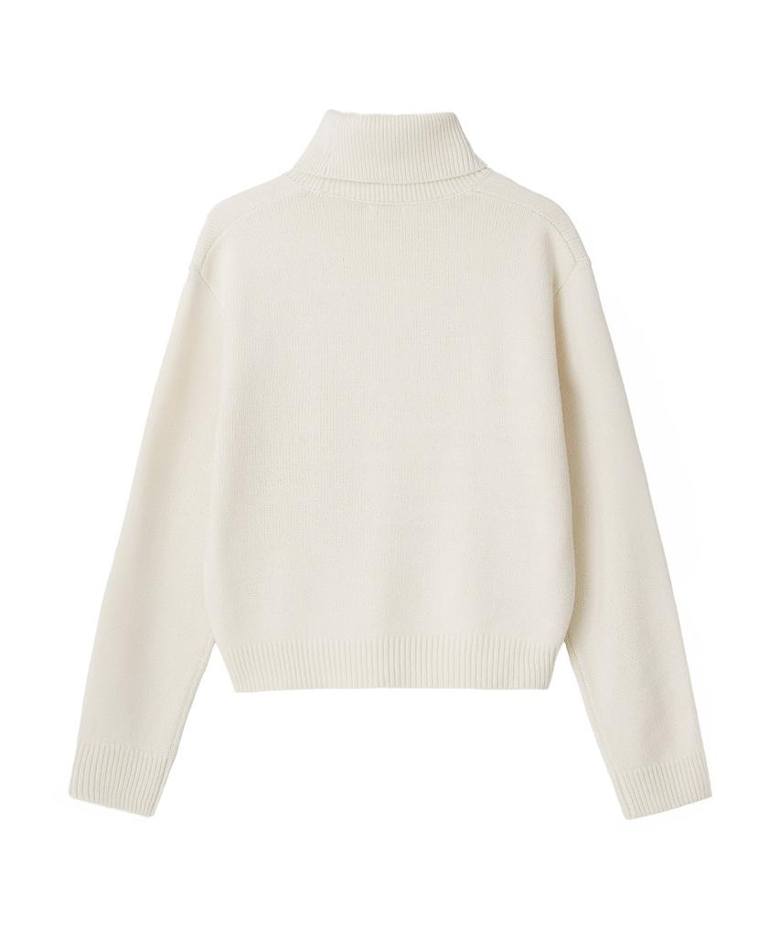 LEE Women'S Turtleneck Knit Ivory