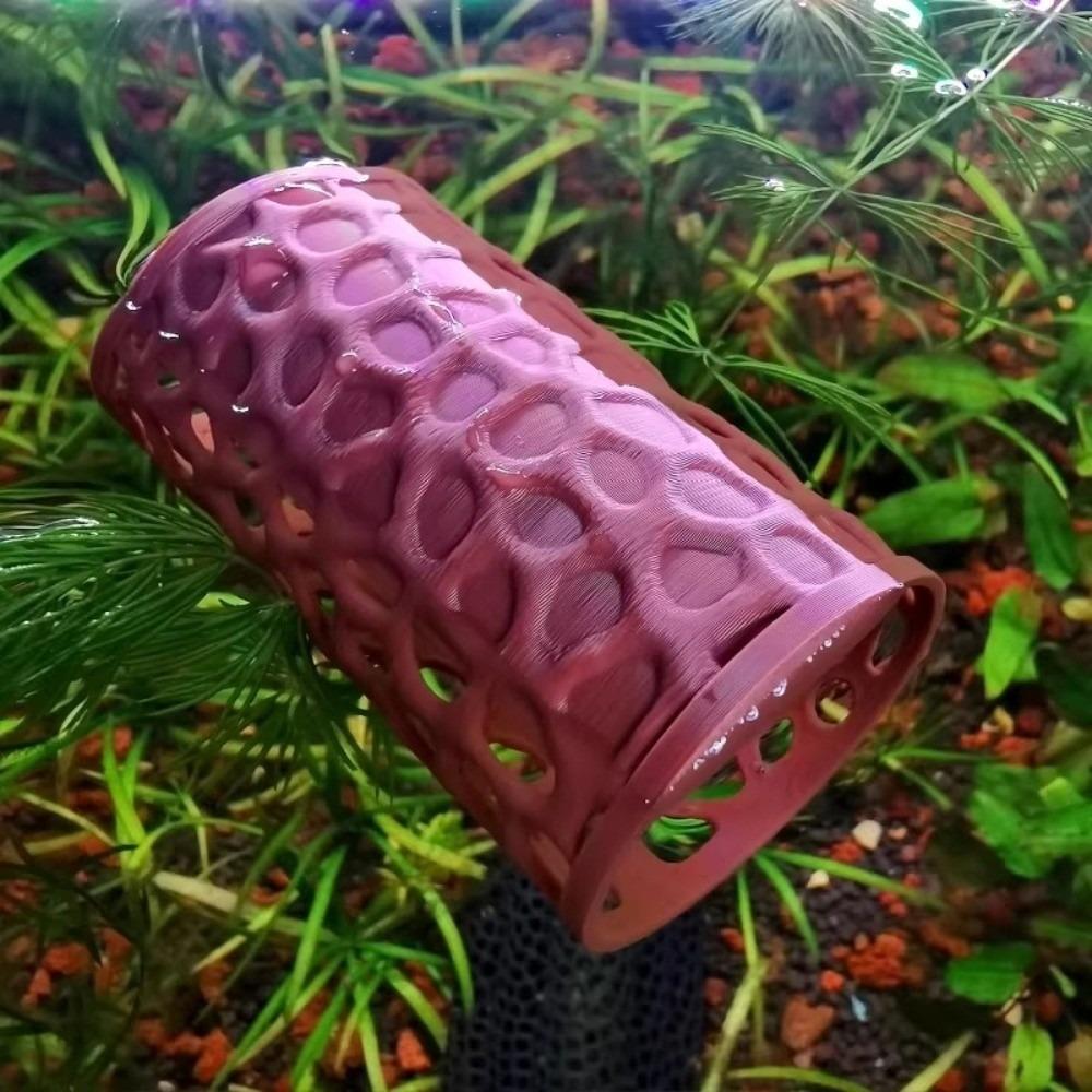 

3D-Printed Fish Refuge Caves Aquarium Tunnel Shrimp Hiding Places Fish Tank Decoration Brown-Tube