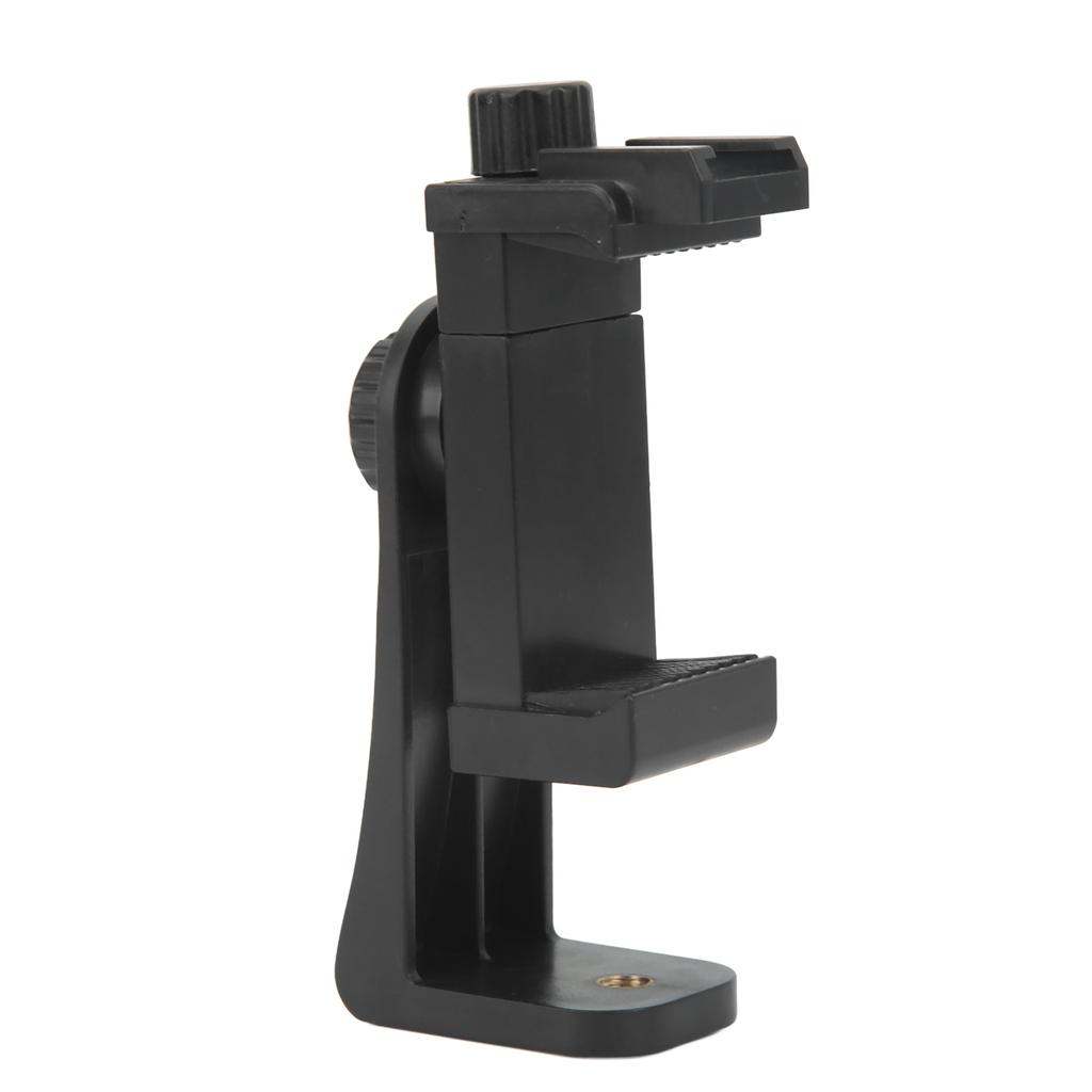 Držák na smartphone s 1/4 palcovým šroubovým otvorem, otočný o 360 stupňů, klipový držák na mobil s portem pro studenou patici pro živé vysílání