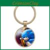 Sonic The Hedgehog Time Stone Keychain Cartoon Style Key Accessory Mix Material