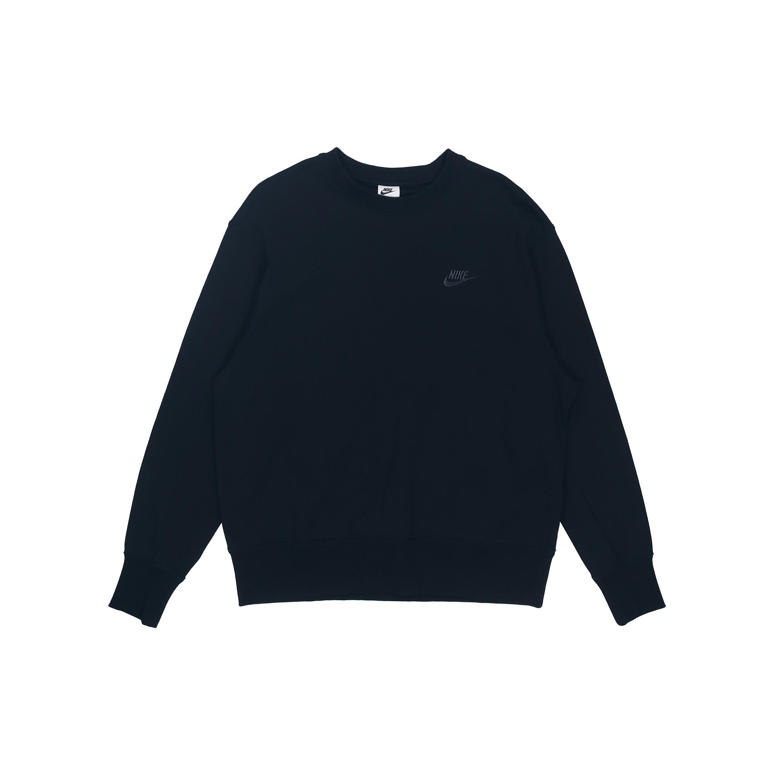 Nike Sportswear Casual Sports Crew-neck All Black Men s DA0022-010 XXL